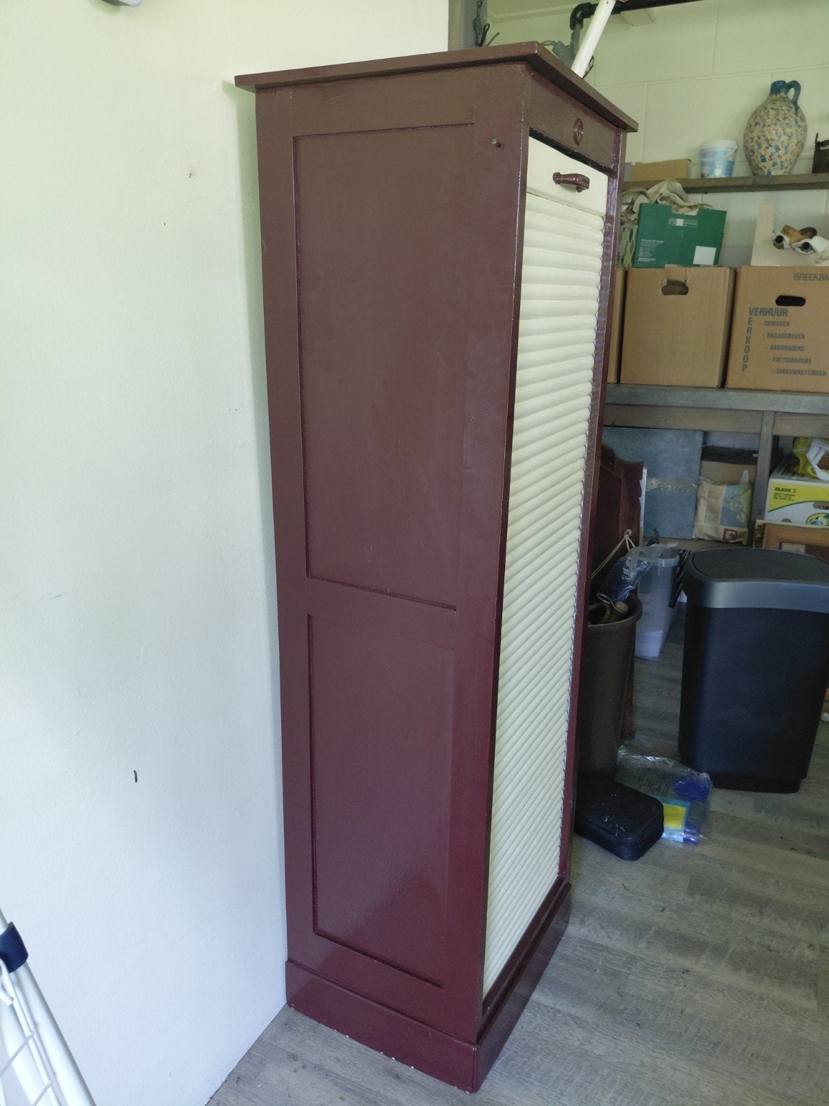 Mooie archiefkast of roldeurkast, Huis en Inrichting, Kasten | Roldeurkasten en Archiefkasten, Ophalen, 100 tot 150 cm, Zo goed als nieuw