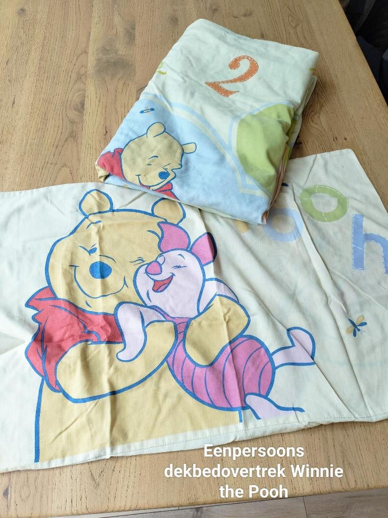 Dekbedovertrek Winnie the Pooh, Gebruikt, Jongetje of Meisje, Ophalen of Verzenden, Geel