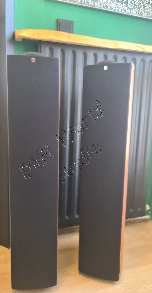 KEF IQ5 in de prachtige kleur Kersenhout, Basreflex, 120 tot 150 watt, Speakerset, Ophalen of Verzenden
