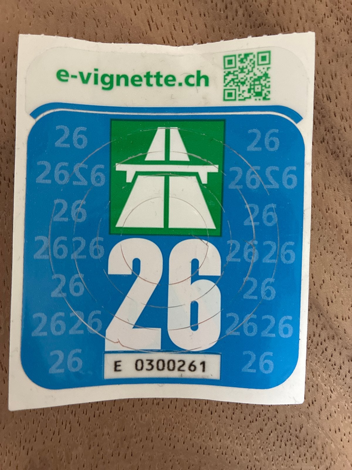 Vignet zwitserland tm 31-01-2027