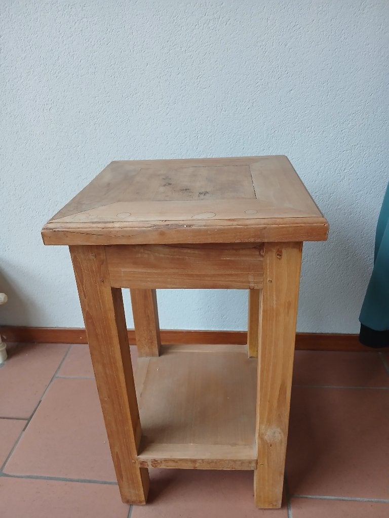 Plantentafel teakhout, Ophalen, Minder dan 55 cm, Gebruikt, 60 cm of meer