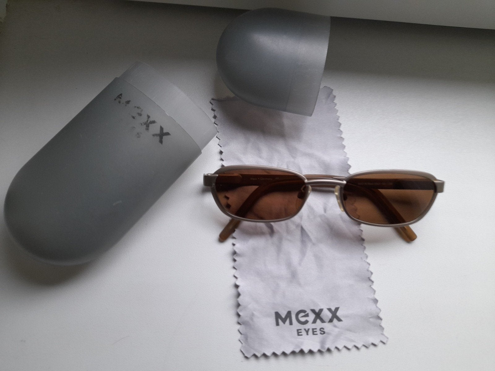 zgan Mexx Dames zonnebril ,beige,zand bruin glazen incl, Overige merken, Zonnebril, Bruin, Ophalen of Verzenden