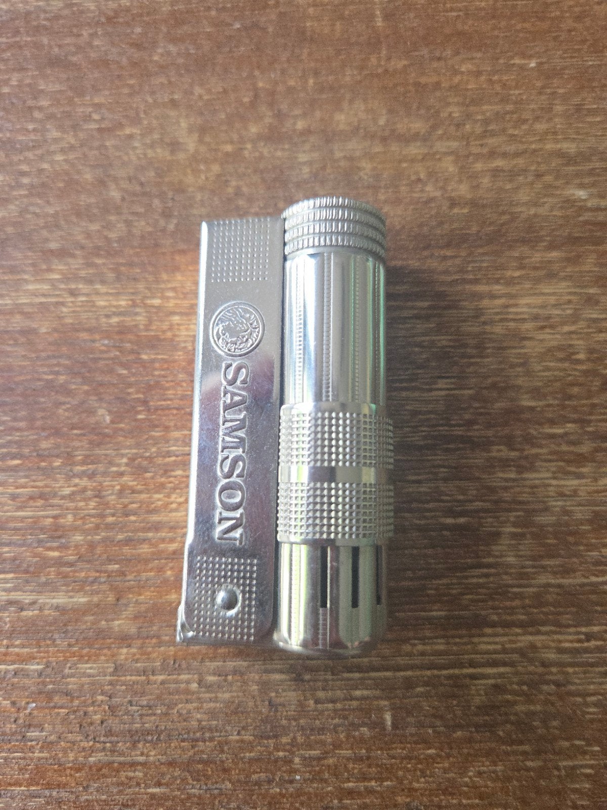 Vintage Samson Imco Triplex Super Benzine Aansteker Oostenri, Verzamelen, Ophalen of Verzenden, Gebruikt, Aansteker