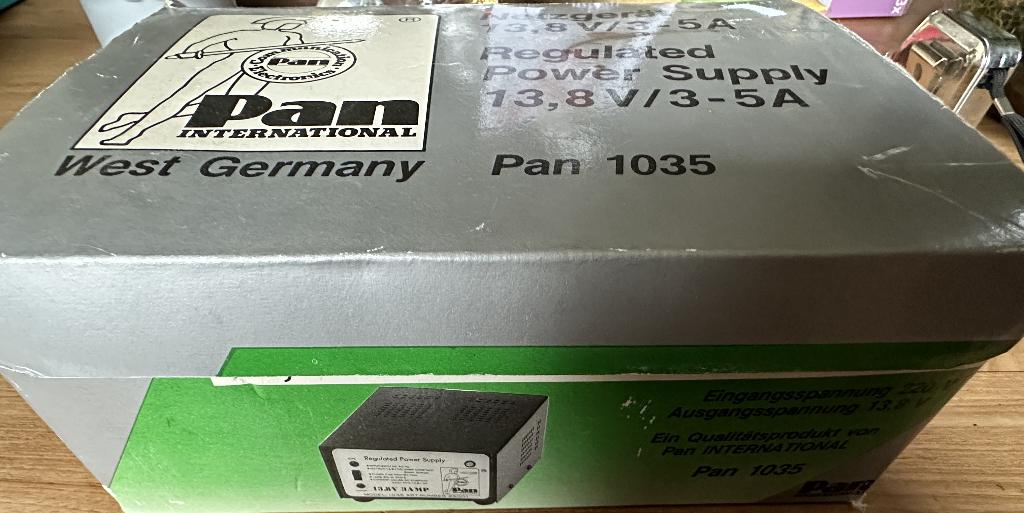 Pan w. Germany gestabiliseerde voeding 13,8 volt 3-5 ampe#v#, Ophalen, Gebruikt