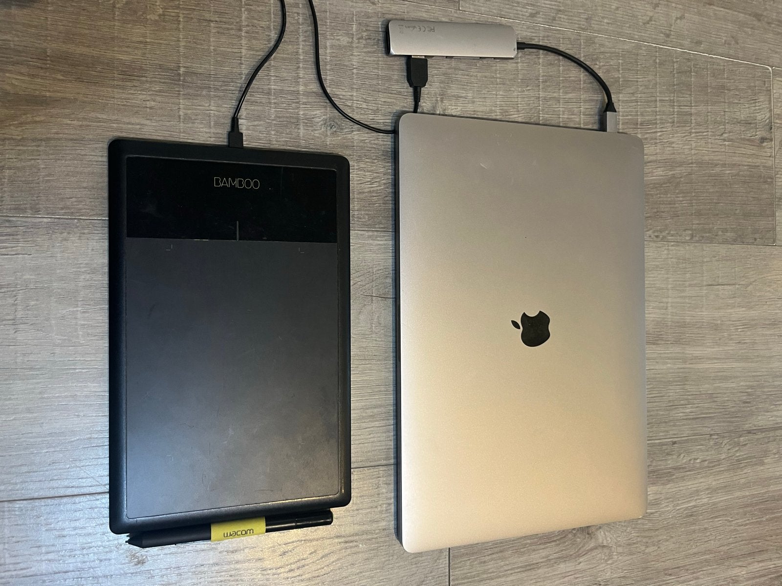 Wacom Bamboo tekentablet met pen, Computers en Software, Tekentablets, Ophalen, Multi-touch, Gebruikt, Bedraad