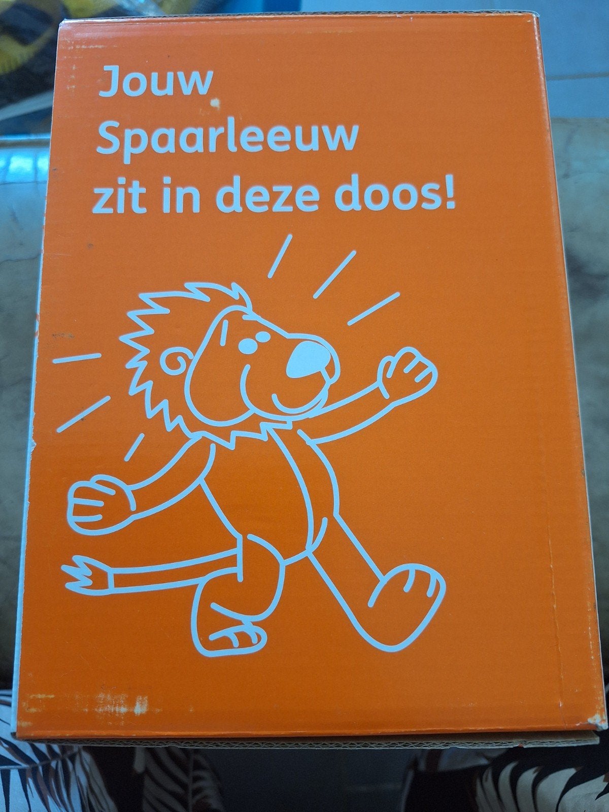 Oranje spaar leeuw, Verzamelen, Spaarpotten, Overige materialen, Onbekend, Nieuw, Ophalen of Verzenden