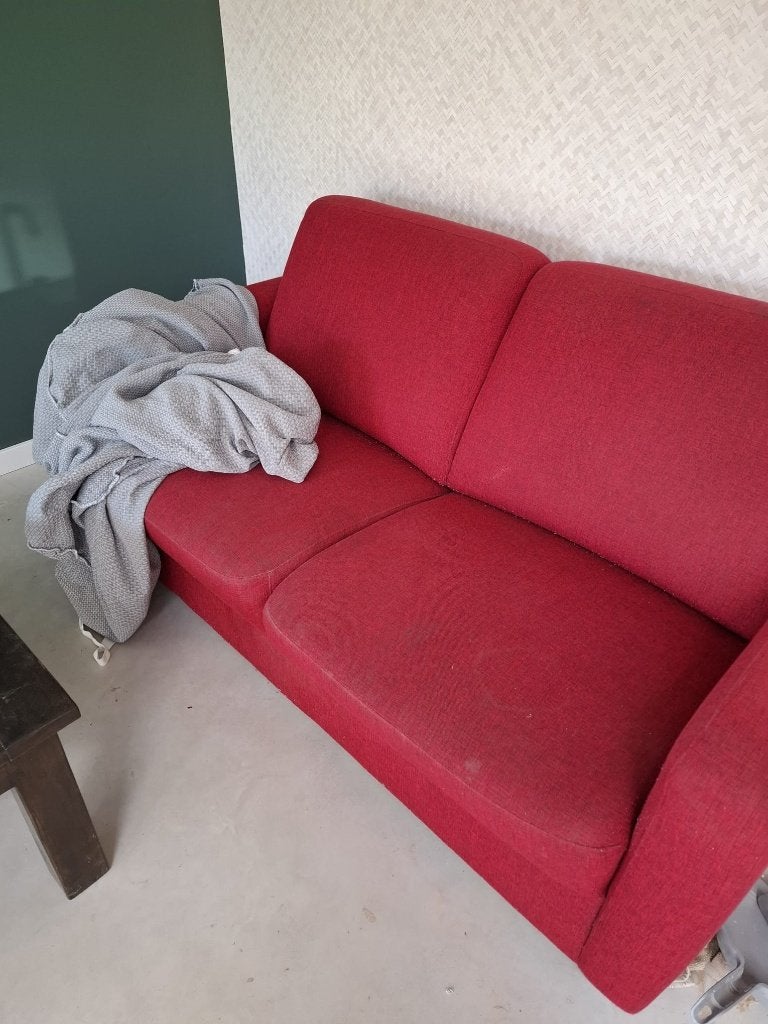 gratis 2persoons bank en 2 fauteuils, Ophalen, Gebruikt, 150 tot 200 cm, Tweepersoons