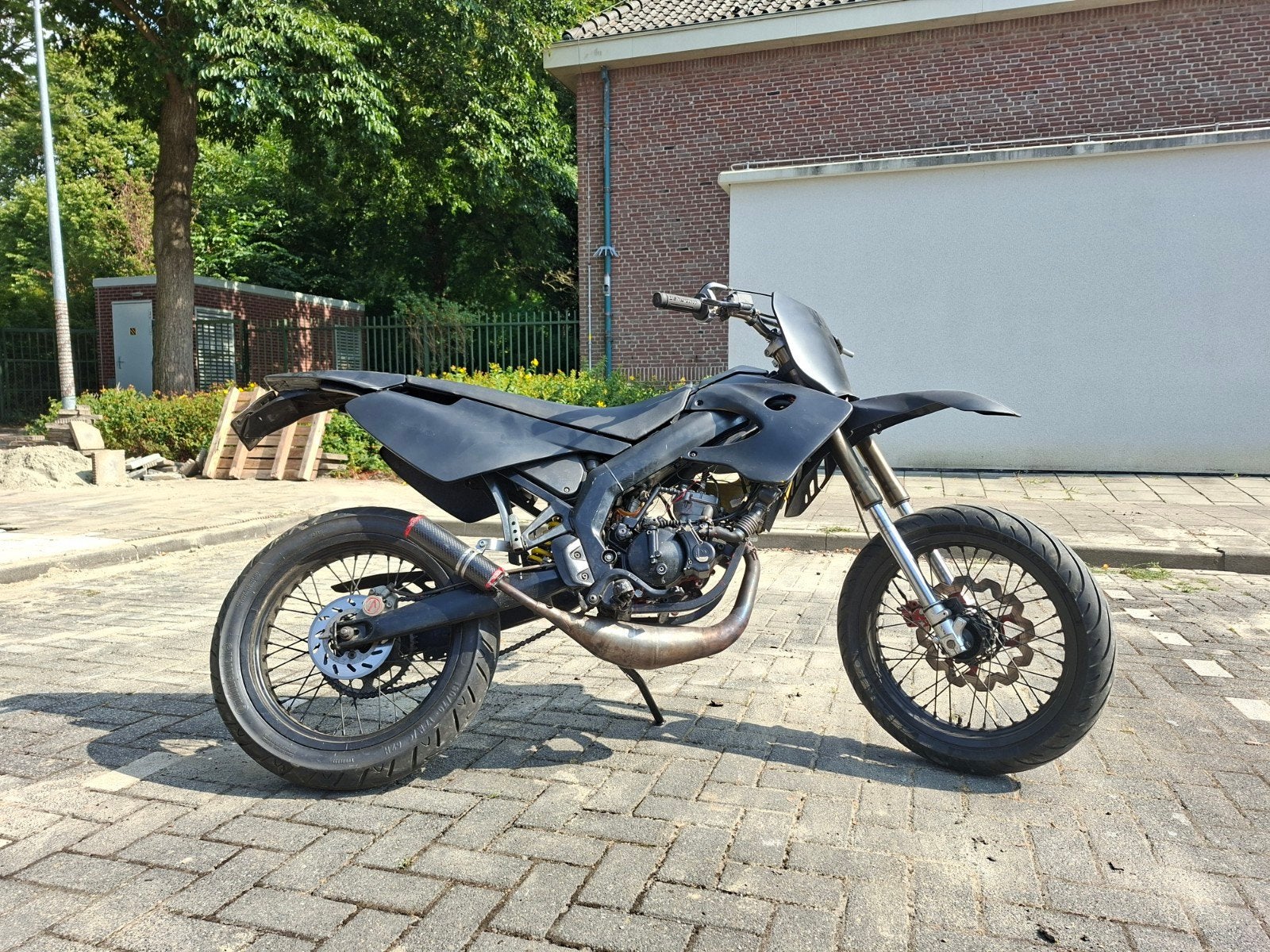 Derbi rollend frame, Ophalen, Frame