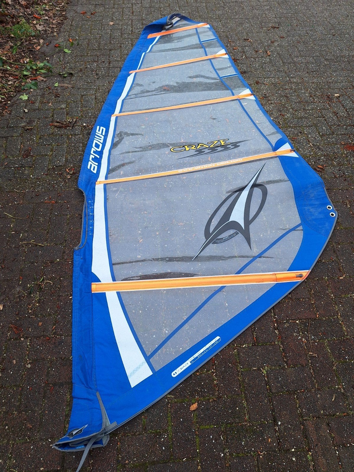 Arrows Craze 4.5m² Windsurfzeil, Watersport en Boten, Windsurfen, Ophalen, 3.5 tot 5 m², Arrows, Zeil