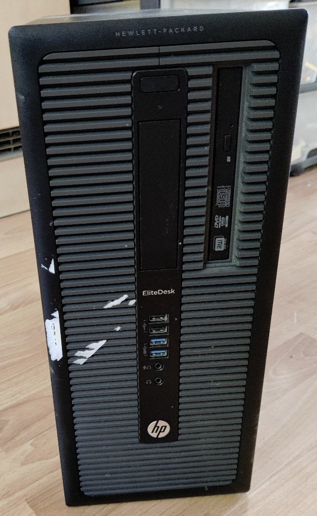 HP Elitedesk 800 I-5 met 24inch monitor [PC266] 29-7, Computers en Software, Desktop Pc's, Ophalen, Gebruikt, 8 GB, SSD