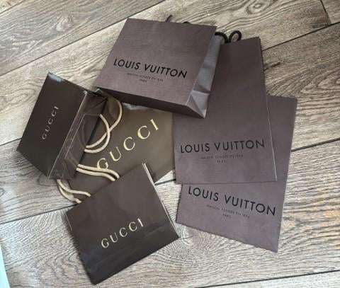 Gucci & Louis Vuiton 6x diverse draagtassen, Ophalen of Verzenden, Zo goed als nieuw, Overige typen