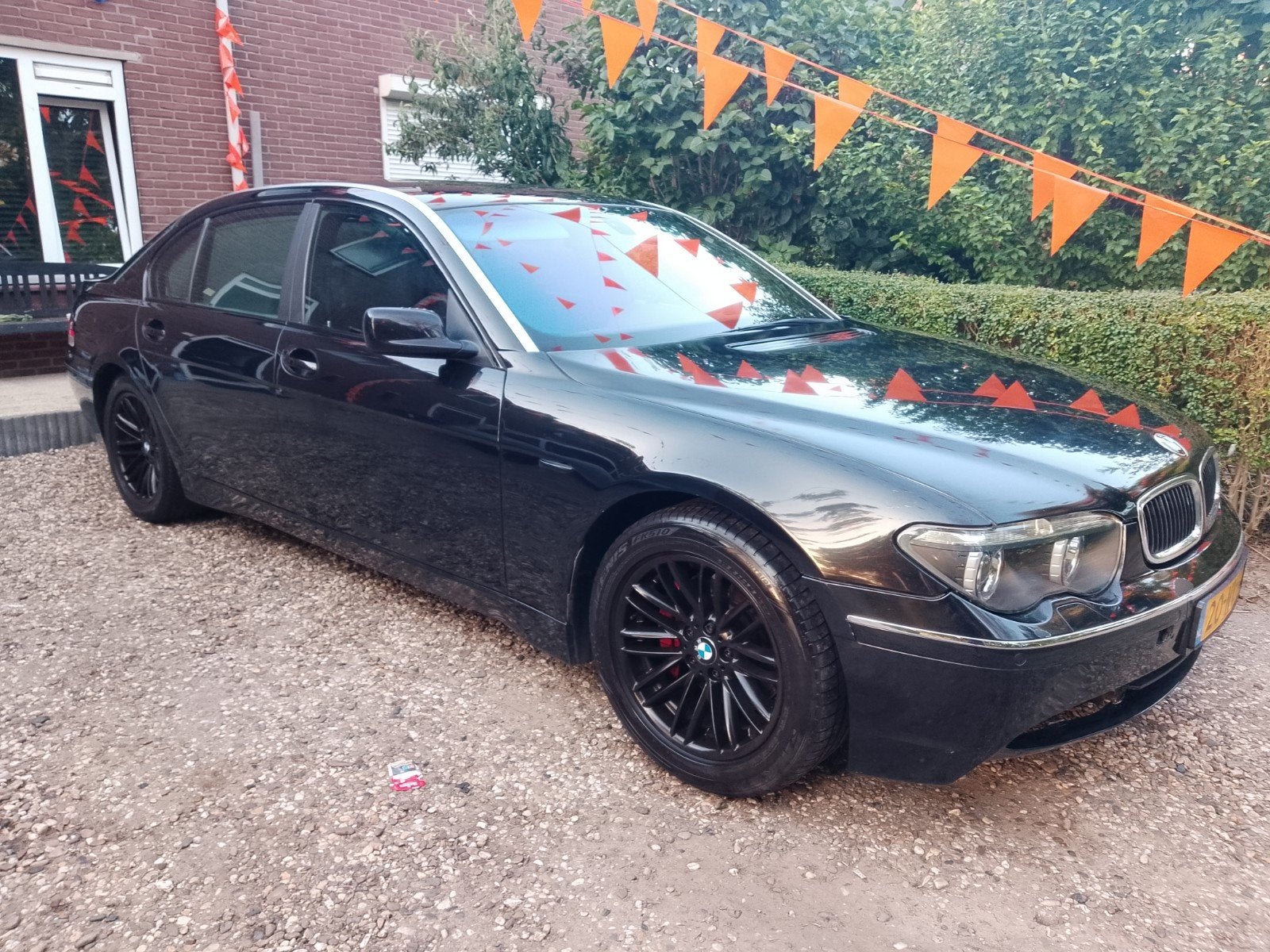 Bmw 7-serie e65 745iL limo 2004 zwart inruil mogelijk, Auto's, Bedrijf, Te koop