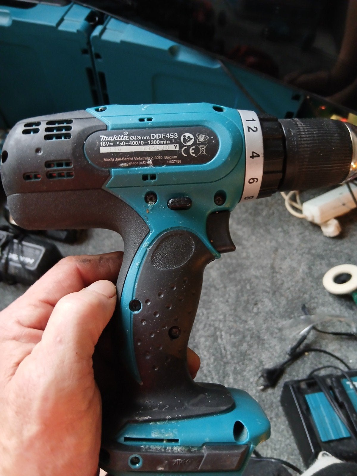 Makita DDF453 18V Boor- en Schroefmachine, Variabele snelheid, Ophalen of Verzenden, Minder dan 400 watt, Zo goed als nieuw