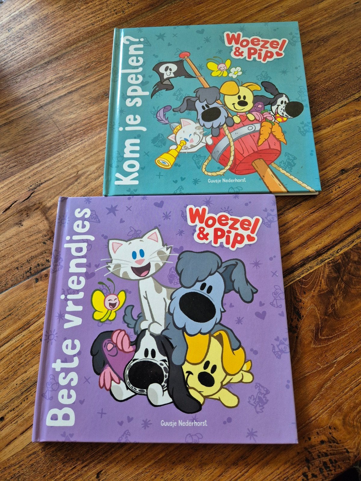 Woezel & Pip 2 boekjes - Guusje Nederhorst, Ophalen of Verzenden, Zo goed als nieuw, 1 tot 2 jaar