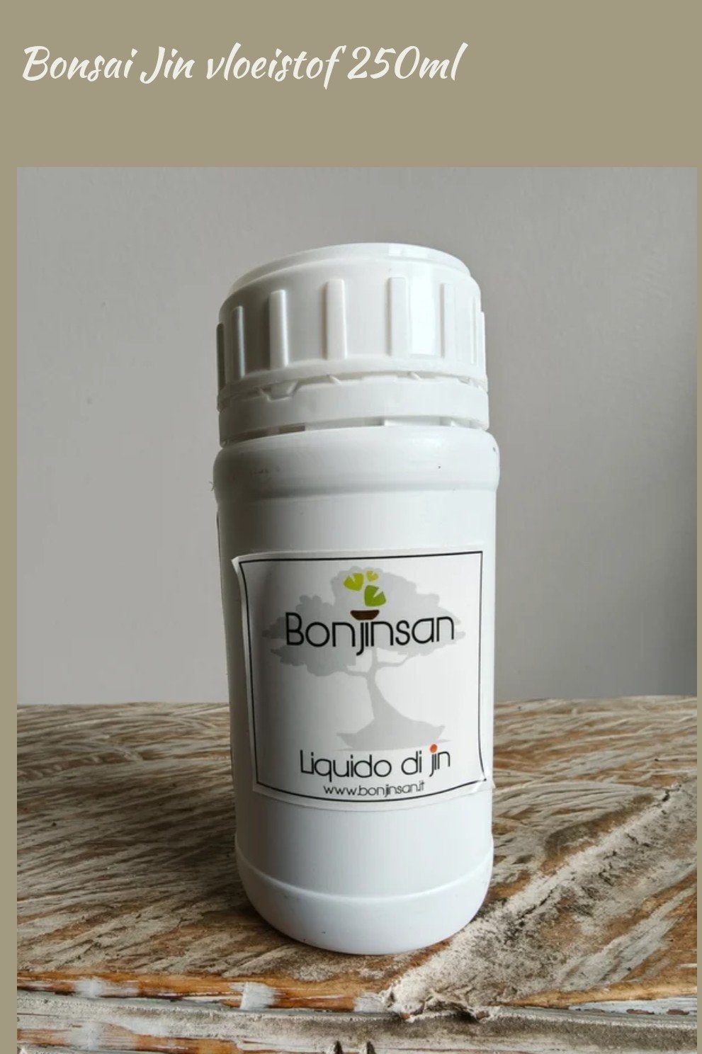 Bonsai jin vloeistof 250 ml, Bloeit niet, Halfschaduw, Minder dan 100 cm, Overige soorten