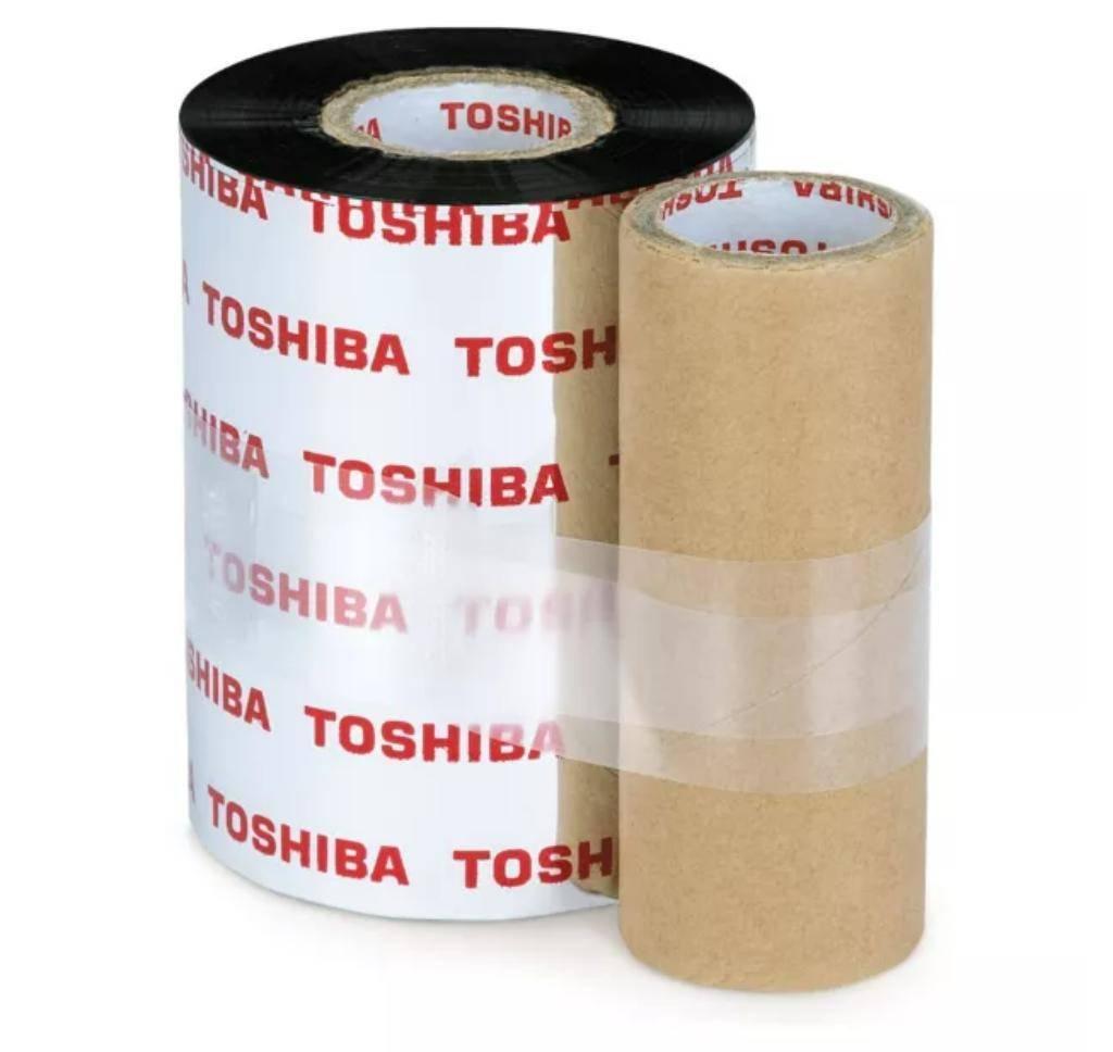 Folie+etikett en voor therm transfer afdrukken Toshiba BFV4T, Ophalen of Verzenden, Nieuw, Etiket, Toshiba