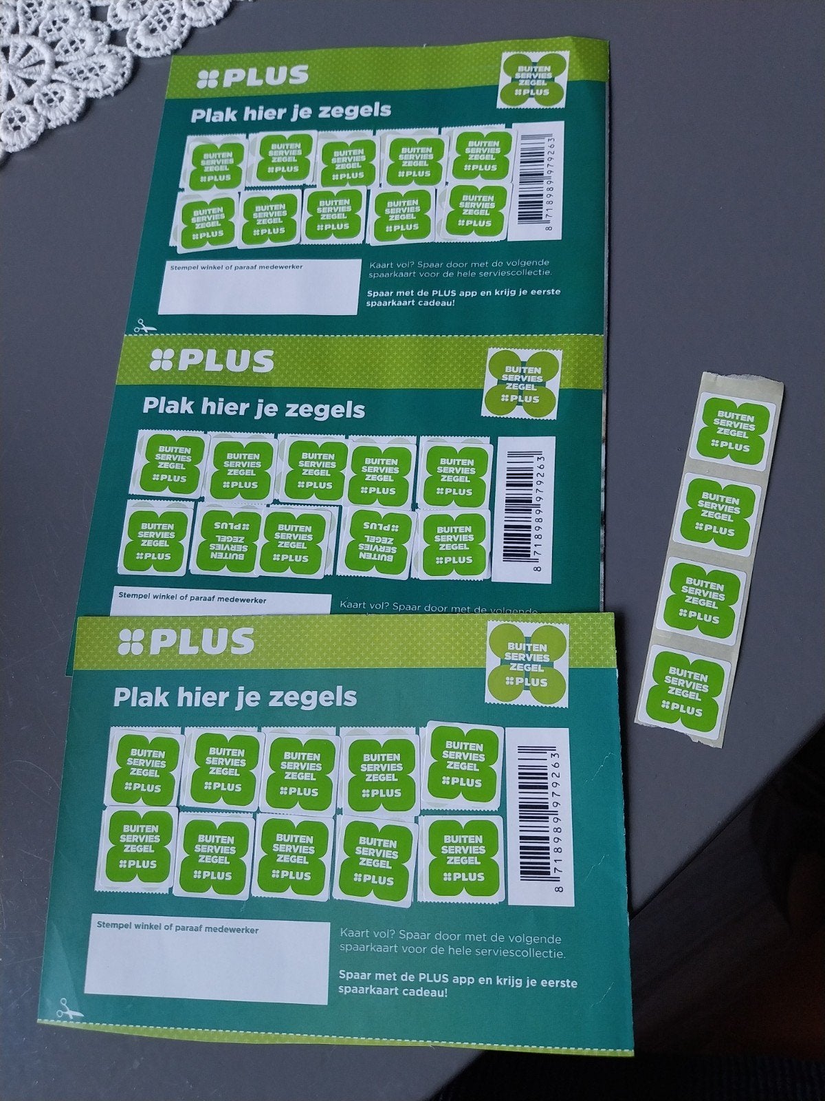 Mepal spaarzegels van Plus, Ophalen, Winkel, Super of Benzinepomp, Volle spaarkaart