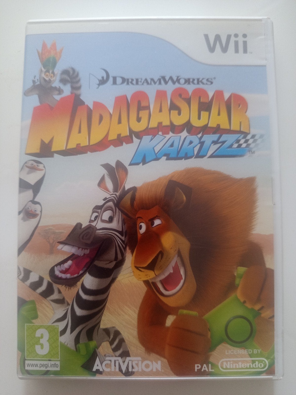 Madagascar Kartz Wii, Avontuur en Actie, Gebruikt, Verzenden, 1 speler