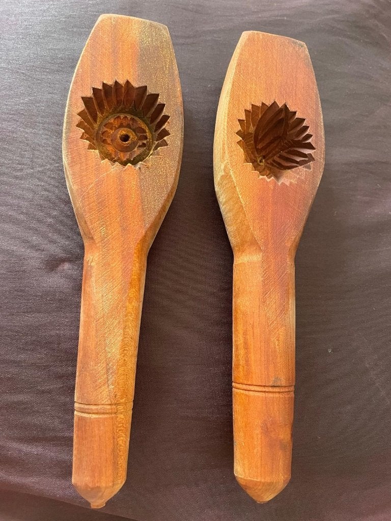 houten bakvorm / houten mal koekjes, Ophalen of Verzenden, Gebruikt, Cupcakes, Bakvorm