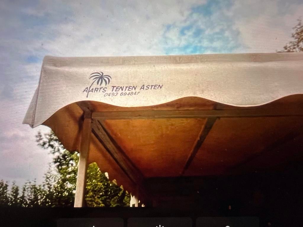 Terrasoverkapping/Luifel Aarts Tenten Asten, Ophalen, Gebruikt, Overige typen, 450 cm of meer