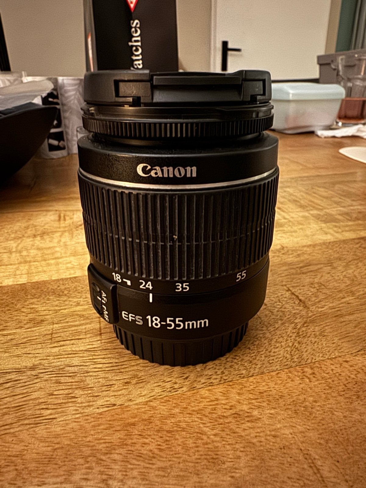 Canon EF-S 18-55mm lens, Ophalen, Gebruikt, Canon, Autofocus