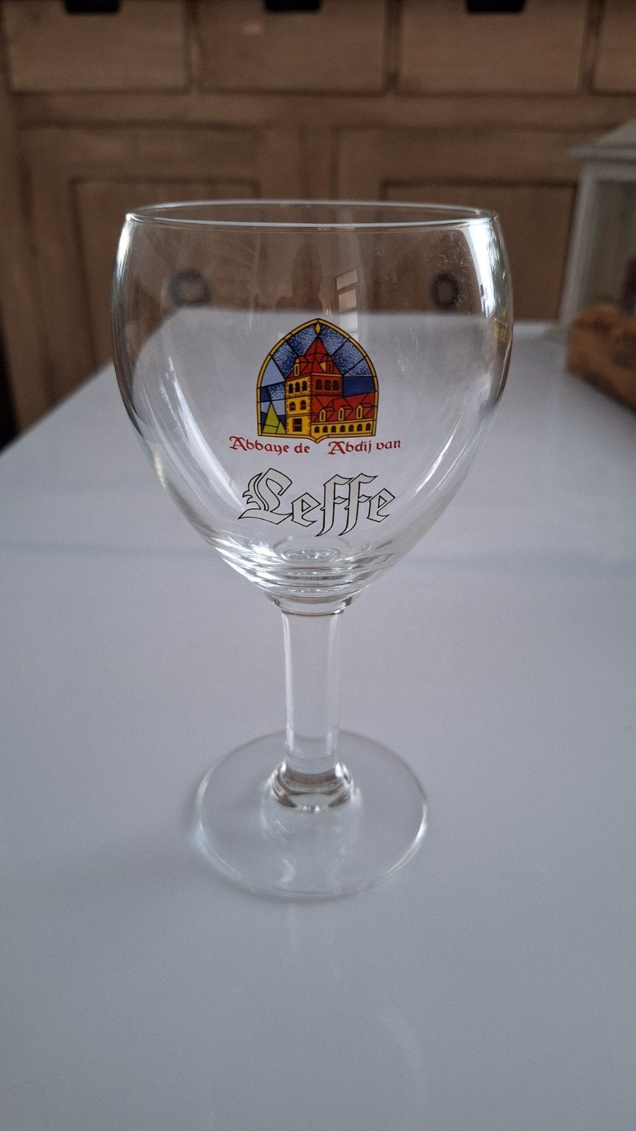 Leffe glas - Abdij van Leffe, Verzamelen, Biermerken, Ophalen of Verzenden, Nieuw, Glas of Glazen, Leffe