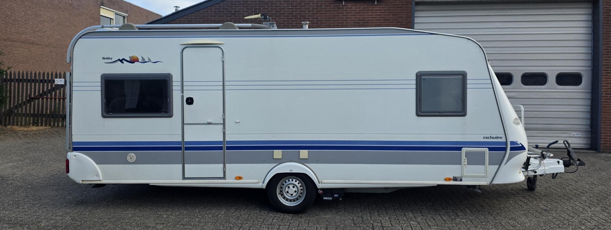 Hobby 540 Exclusive *VOORTENT-LUIFEL-MOVER*, Caravans en Kamperen, Rondzit, Hobby, Bedrijf, 5 tot 6 meter