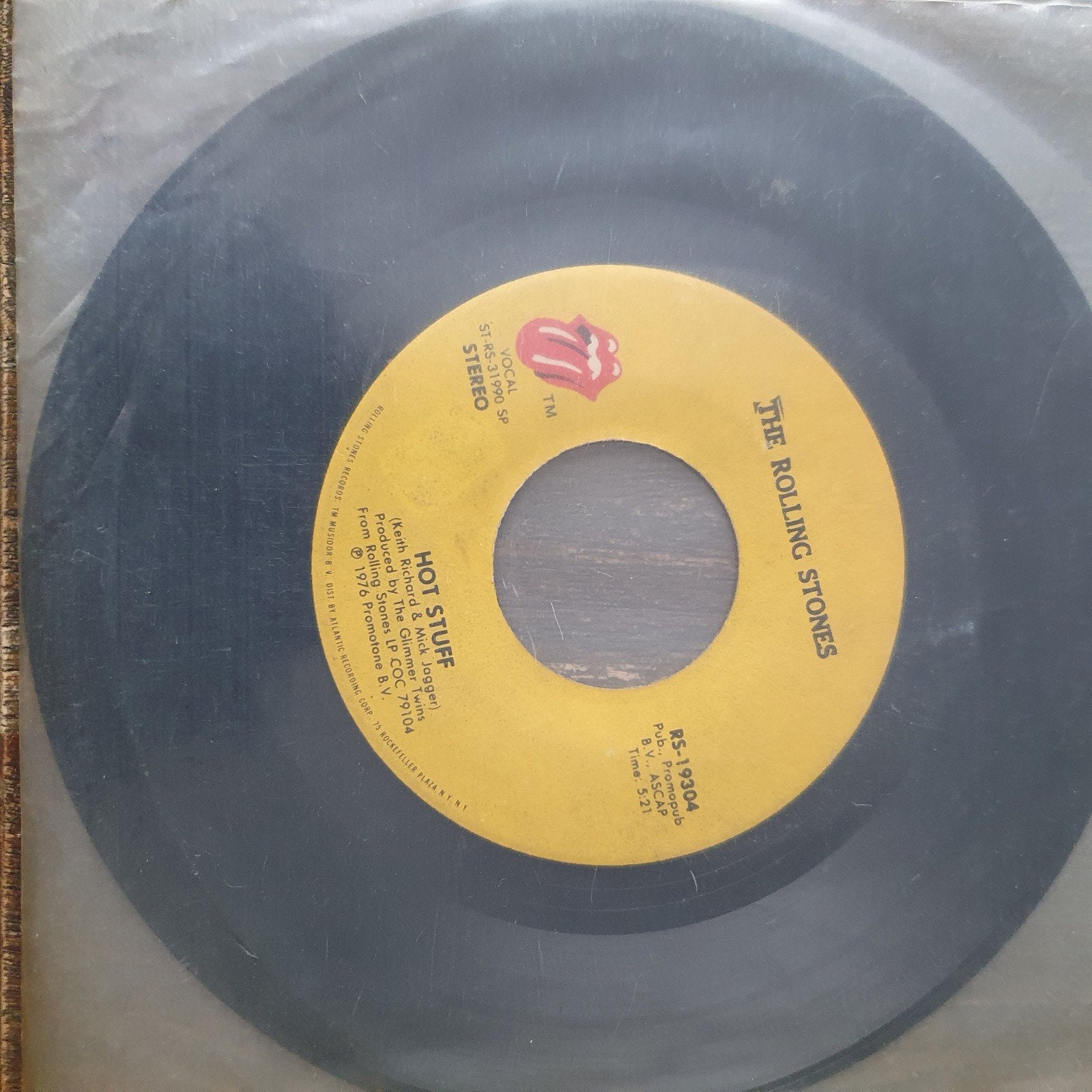 The Rolling Stones - Hot Stuff / Fool to Cry 7" Vinyl Single, Cd's en Dvd's, Ophalen, Gebruikt, 7 inch, EP