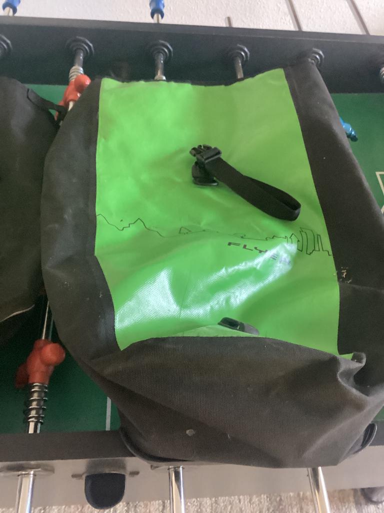 Flyer fietstassen en art goedgekeurd scooterslot, Ophalen, Gebruikt