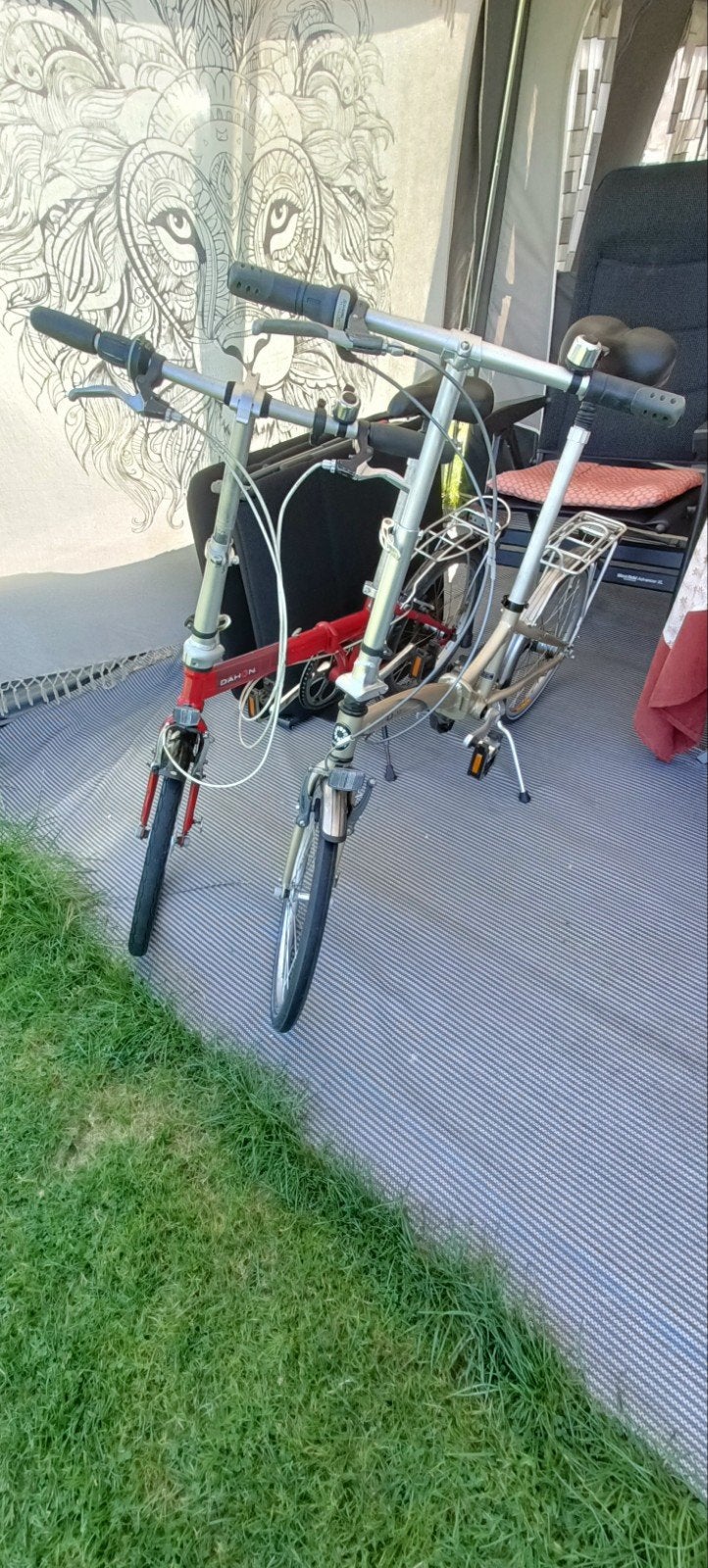 setje dahon vouwfietsen, Ophalen, Zo goed als nieuw