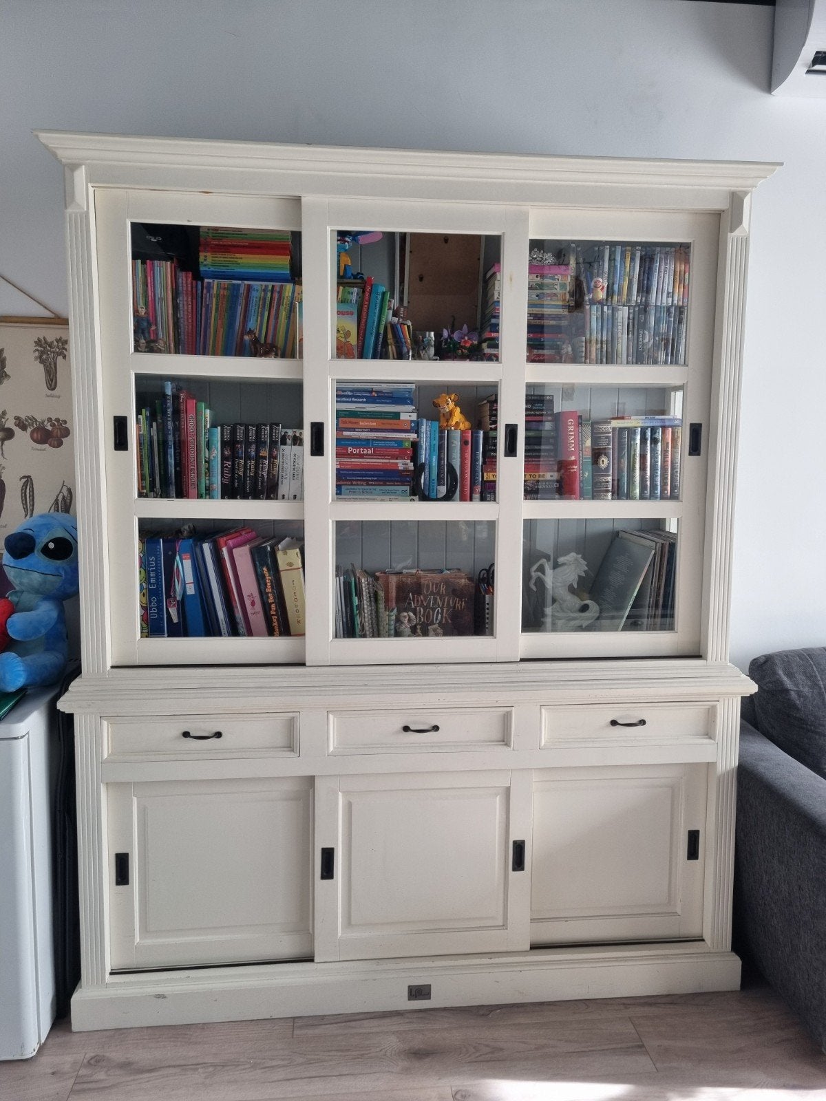 Buffetkast / Boekenkast, Ophalen, Gebruikt, 200 cm of meer, 150 tot 200 cm