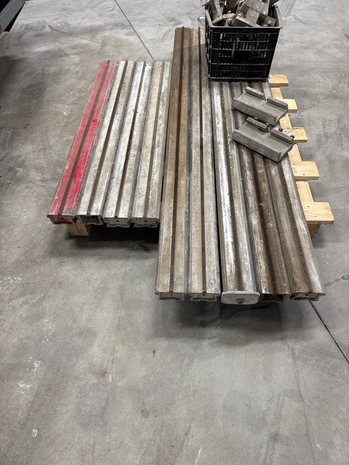 Wandzaag rails incl. bevestigingssteunen Dimas/Husqvarna, Doe-het-zelf en Verbouw, Ophalen of Verzenden, Gebruikt