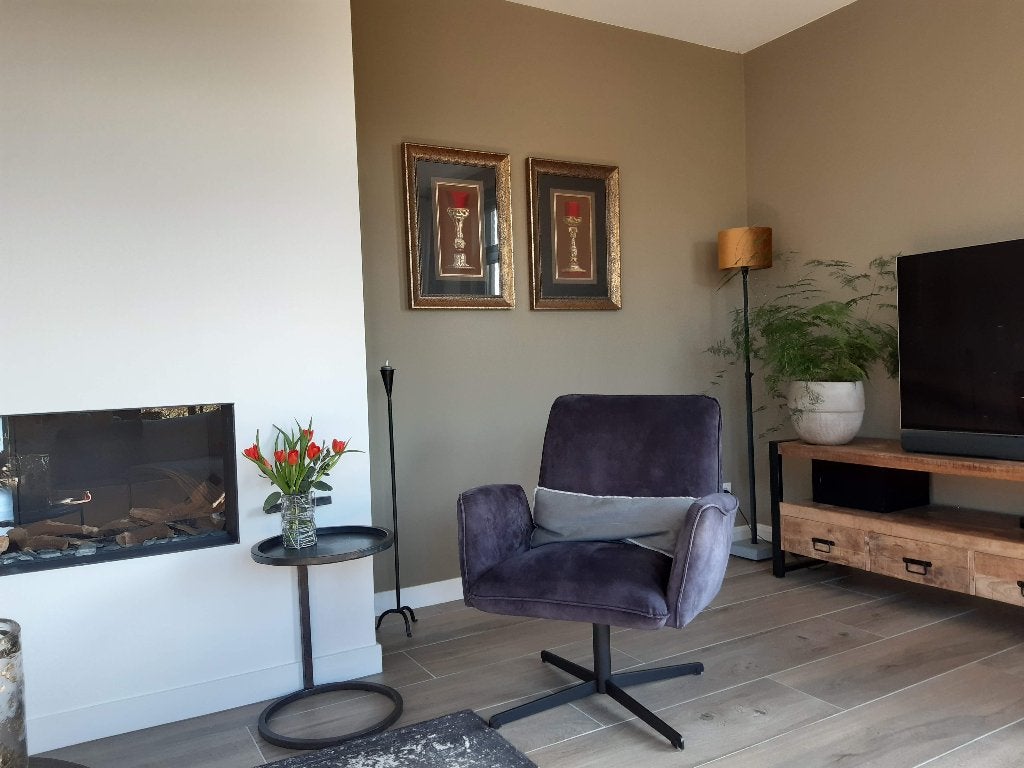 2 wanddecoraties met luxe lijsten, Ophalen, Achter glas, Hout, Klassiek