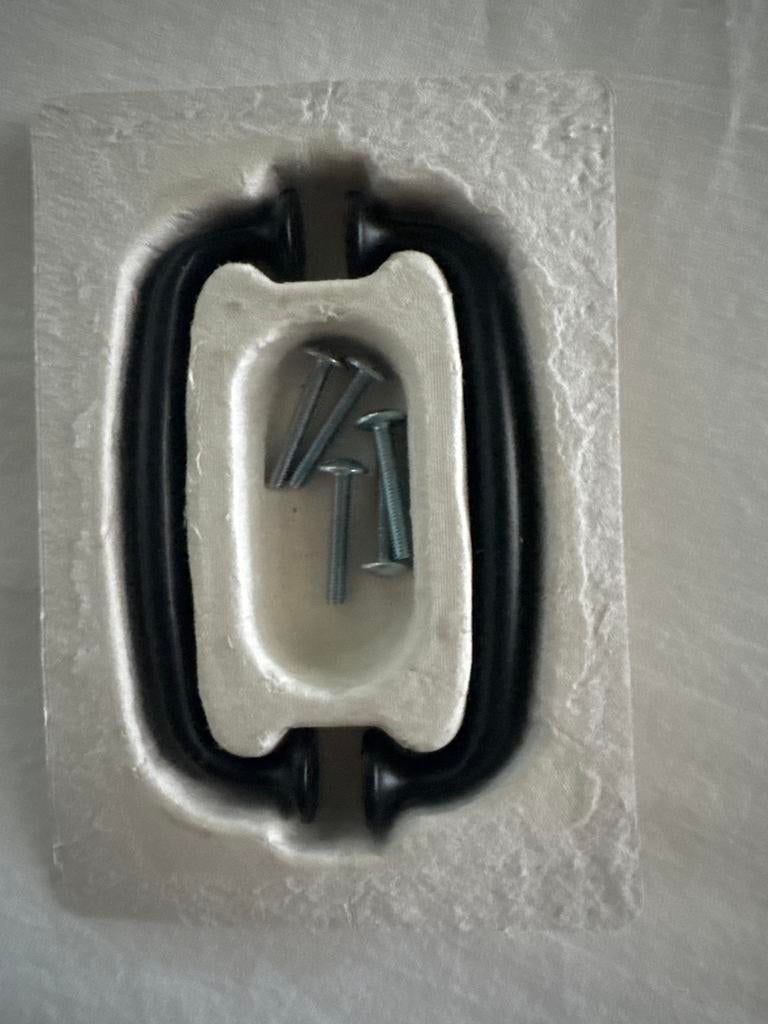 6x IKEA ENERYDA greepjes zwart voor PAX kast, Ophalen of Verzenden, Zo goed als nieuw