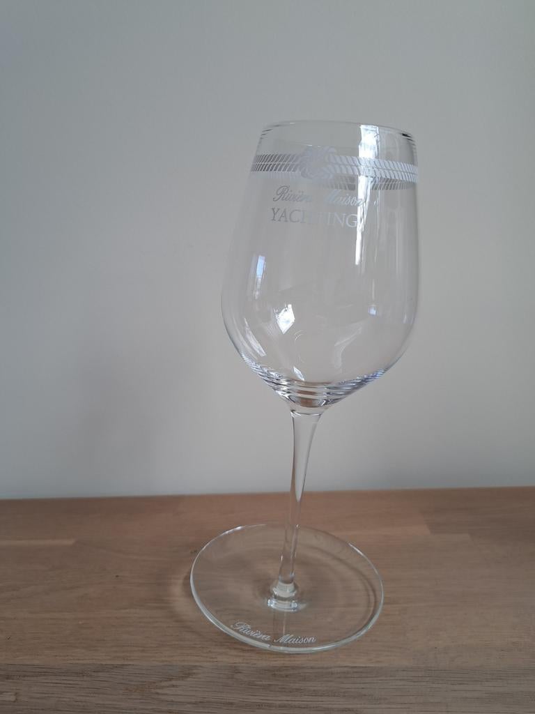 Riviera Maison YACHTING Wine glas met bolle voet, Glas of Glazen, Ophalen of Verzenden, Overige stijlen, Glas