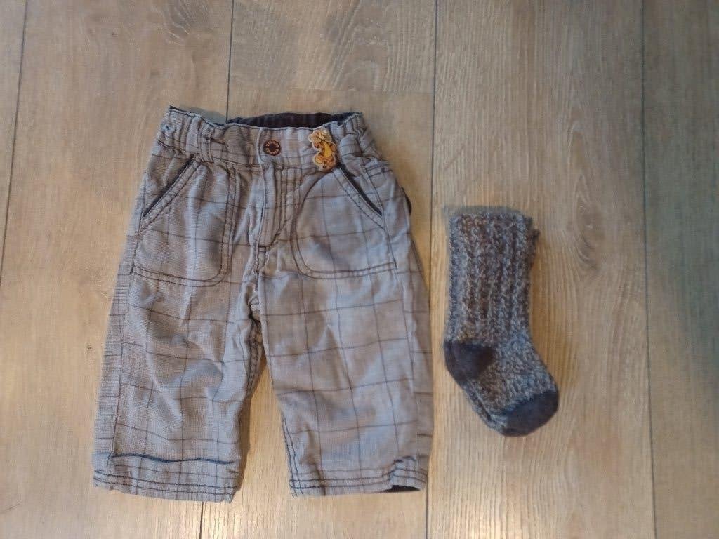 Broek met sokken 74 tijgertje, Kinderen en Baby's, Babykleding | Maat 74, Broekje, Jongetje of Meisje, H&M, Ophalen of Verzenden