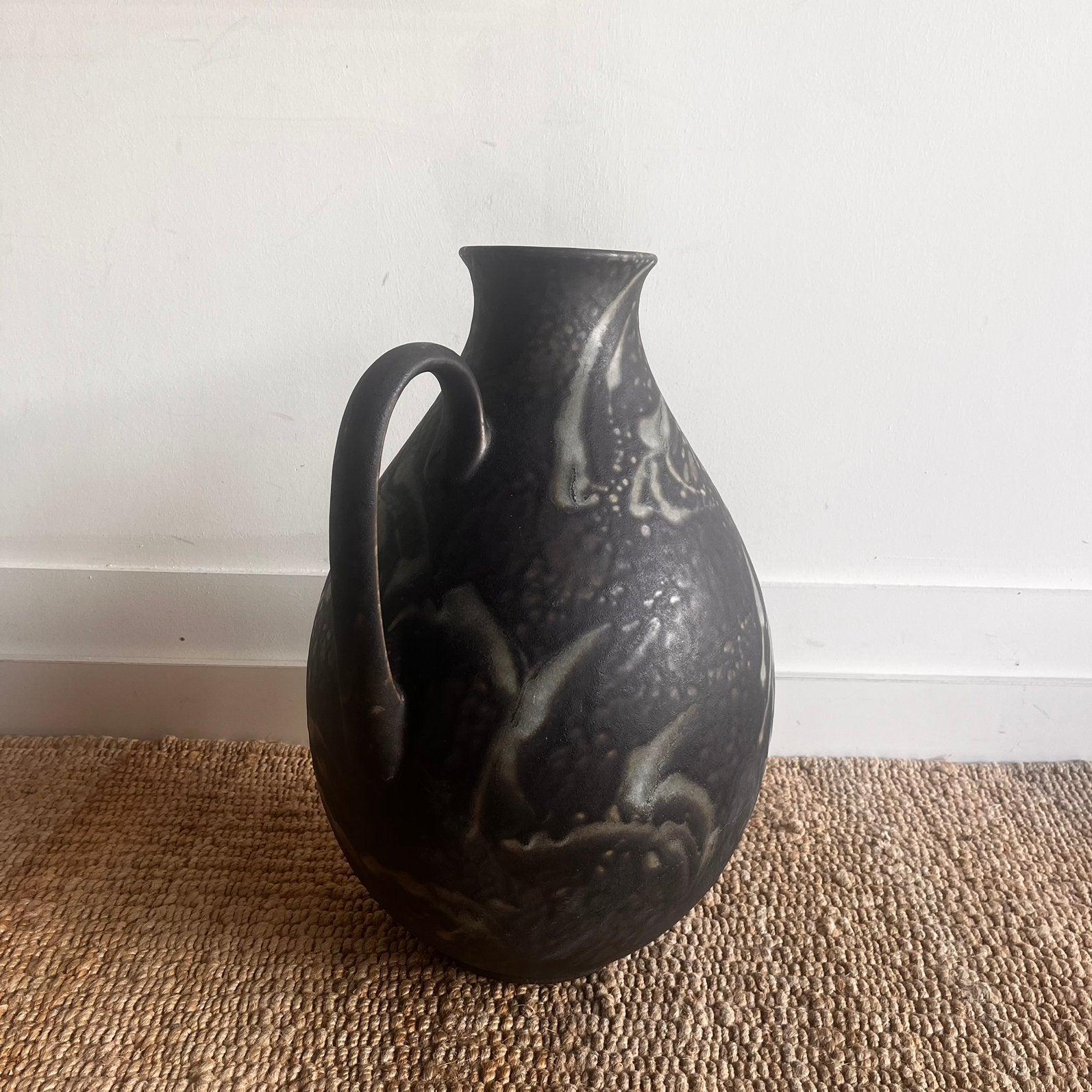 XXL Ruscha vaas West Germany vintage, Huis en Inrichting, Woonaccessoires | Vazen, Ophalen, Zo goed als nieuw, West Germany, X
