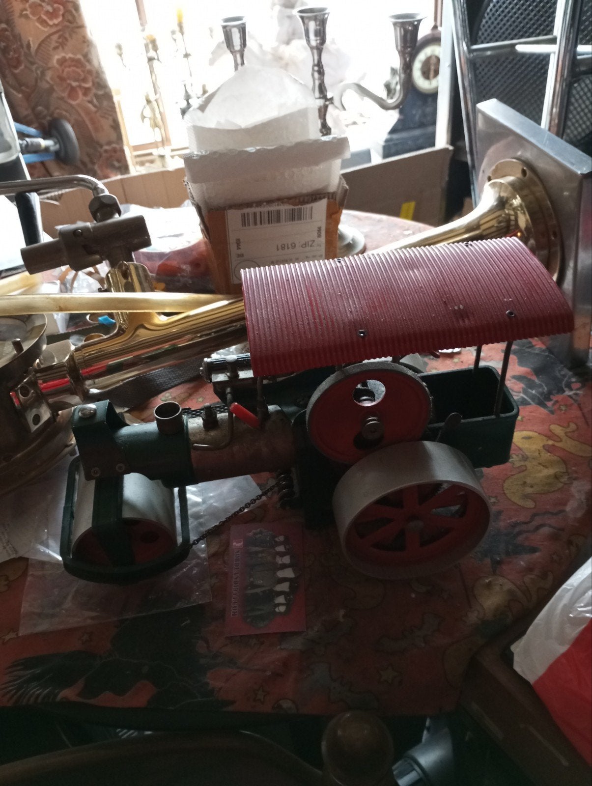 Steam roller., Hobby en Vrije tijd, Verzenden, Gebruikt, Groter dan 1:32