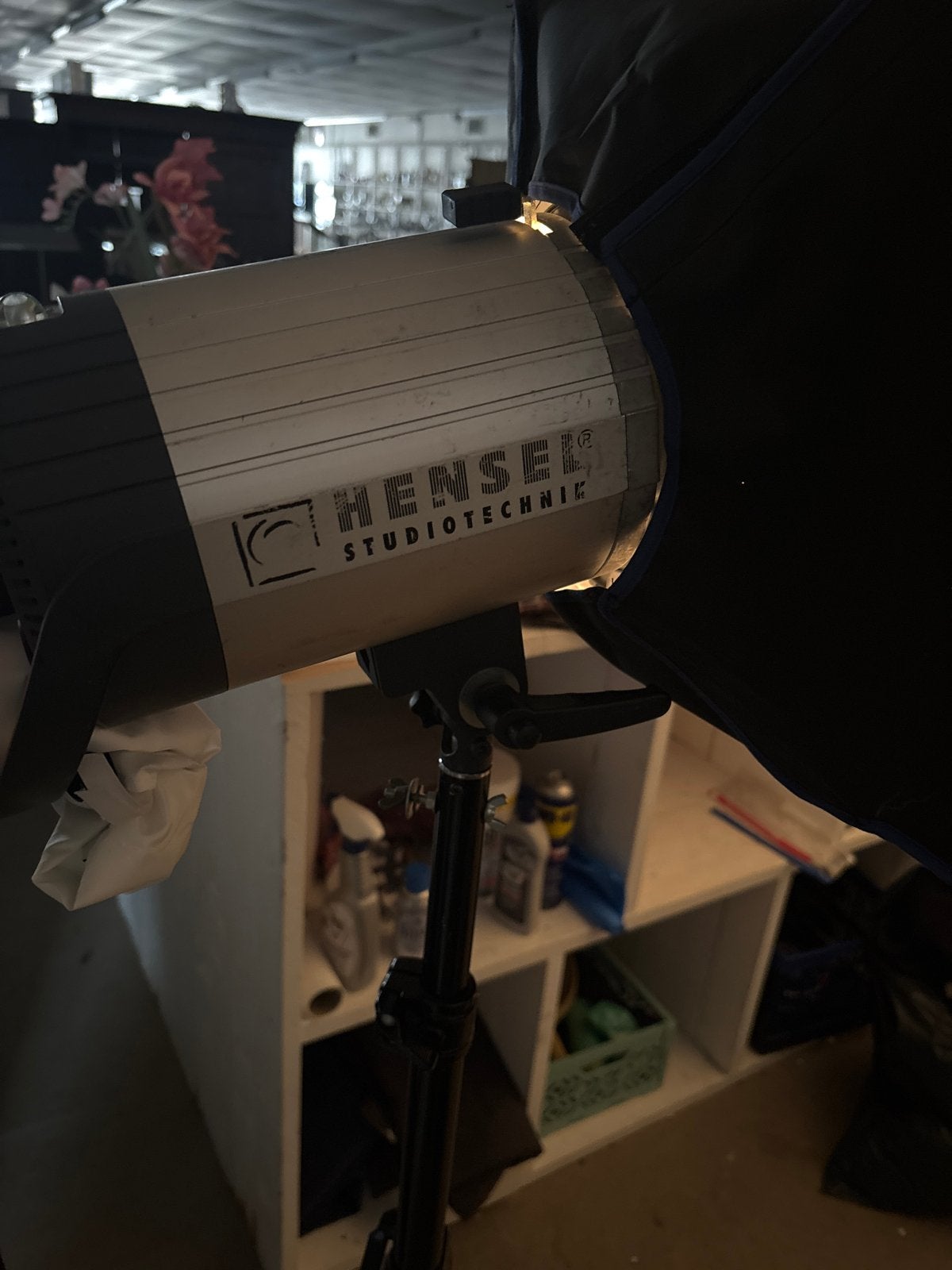 Hensel Studiotechnik Studioflitser met Softbox, Overige merken, Belichting, Ophalen, Gebruikt