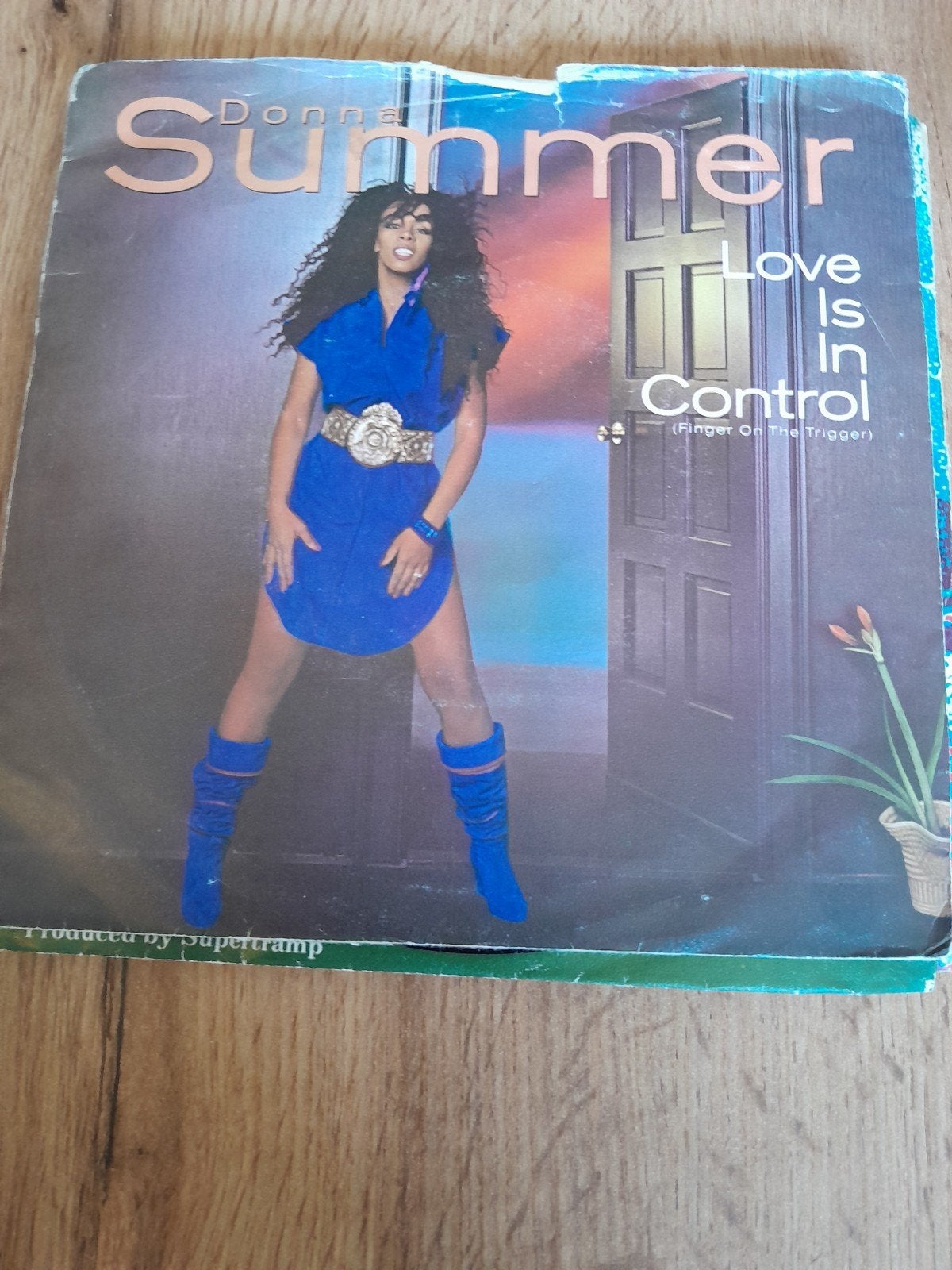 Donna summer 7inch love is in control, Ophalen of Verzenden, Zo goed als nieuw, Pop