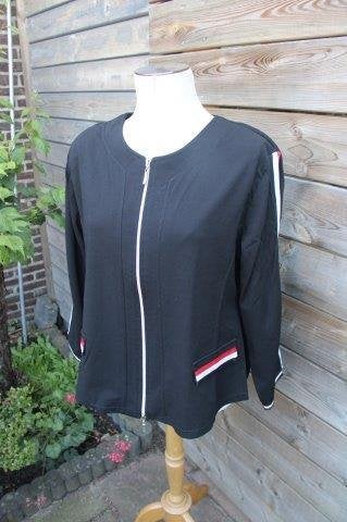 Jasje/ vest zwart/ rood Magna mt 48/50 Vaste prijs OPRUIMIN, Zwart, Maat 46/48 (XL) of groter, Ophalen of Verzenden, Jasje