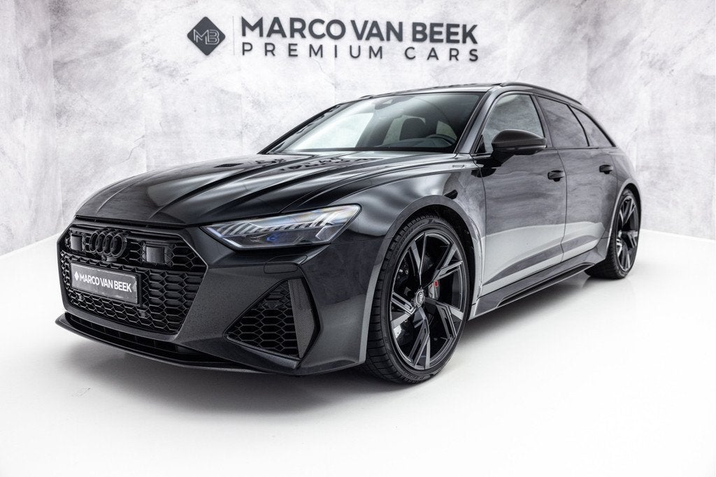 Audi RS6 Avant 4.0 TFSI Quattro | Keramisch | B&O High End |, Auto's, Audi, Bedrijf, Te koop, RS6, 360° camera, 4x4, ABS, Adaptive Cruise Control