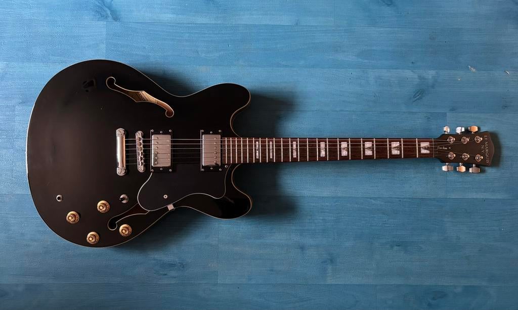 Les Marquis NY semi acoustic, Overige merken, Semi-solid body, Ophalen of Verzenden, Zo goed als nieuw
