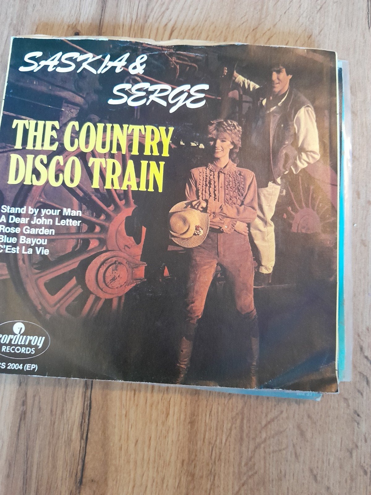 Saskia serge 7inch the country disco train, Cd's en Dvd's, Ophalen of Verzenden, Zo goed als nieuw, Country en Western