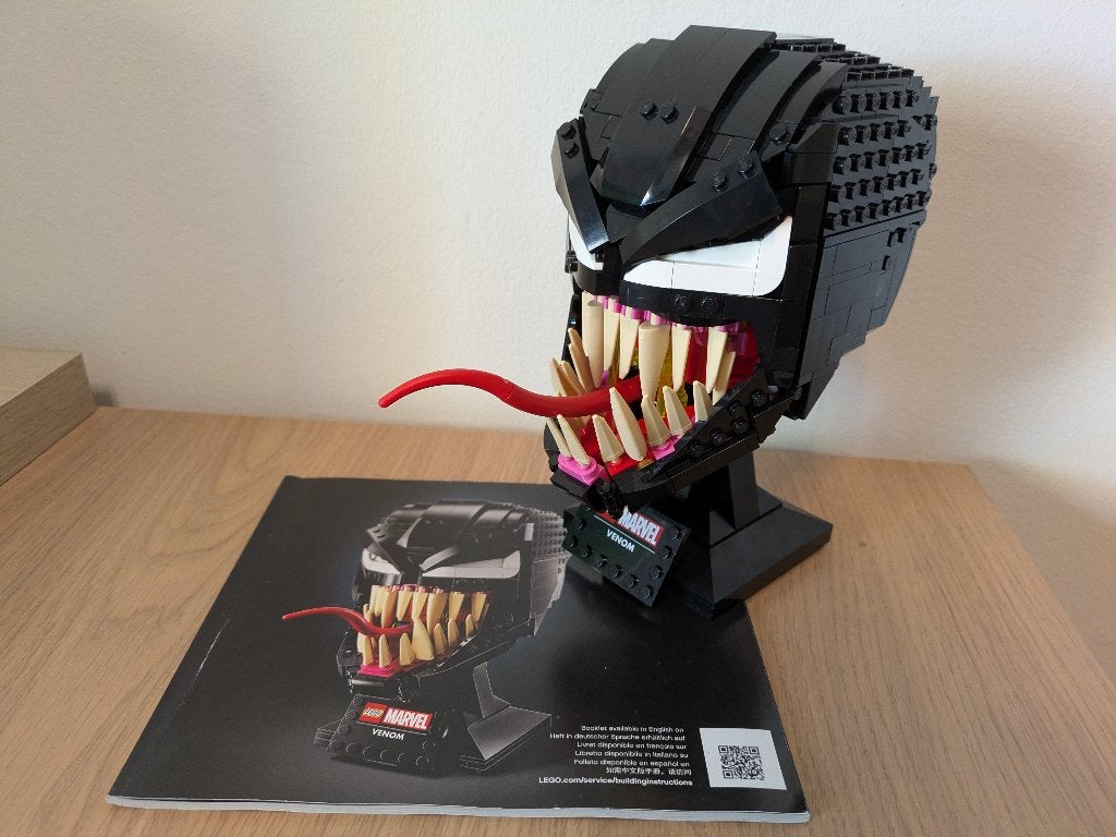 LEGO Marvel Venom head (set 76187), Marvel, Lego, Ophalen of Verzenden, Zo goed als nieuw