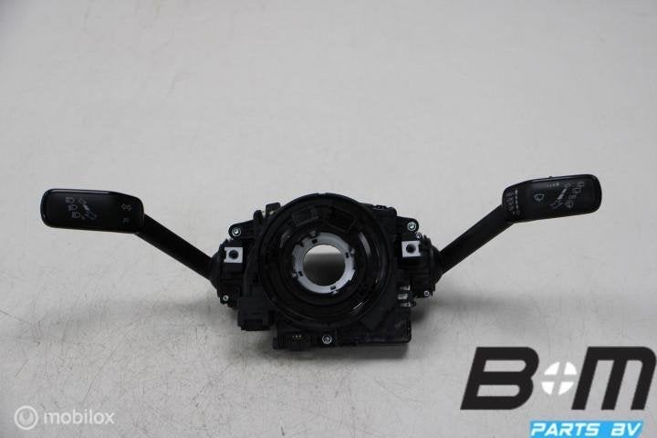 Stuurkolomschakelaars + sleepring VW Golf 7 5Q1953507M, Gebruikt