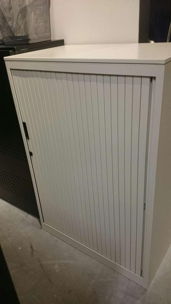 Halfhoge Smalle roldeur archiefkasten, Huis en Inrichting, Kasten | Roldeurkasten en Archiefkasten, Ophalen, Gebruikt, -, Niet ingevuld