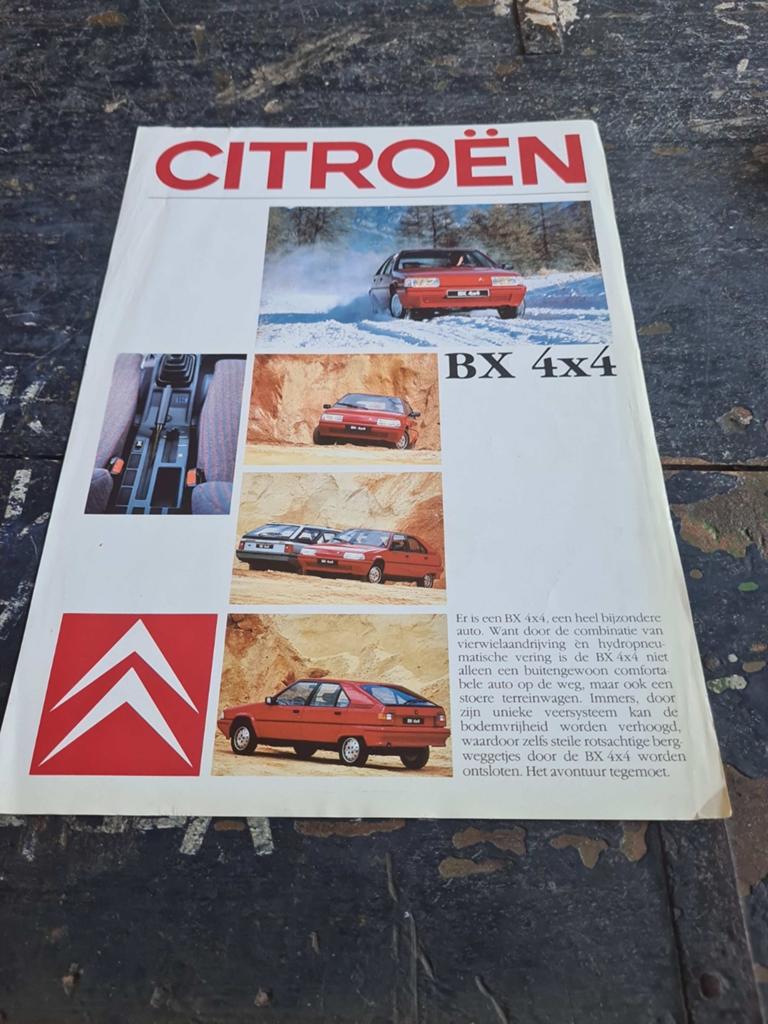 Citroën BX 4x4, Ophalen of Verzenden, Gelezen, Citroën