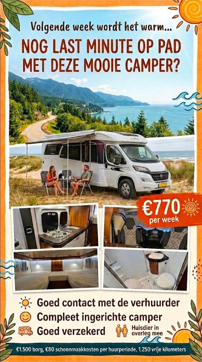 Last Minute Camper Huur: Ga op pad met deze mooie camper!, Ophalen