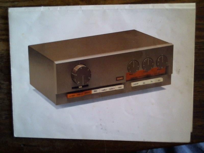 QUAD 33 Technische doopceel, Overige merken, Gebruikt, Ophalen of Verzenden, Minder dan 60 watt